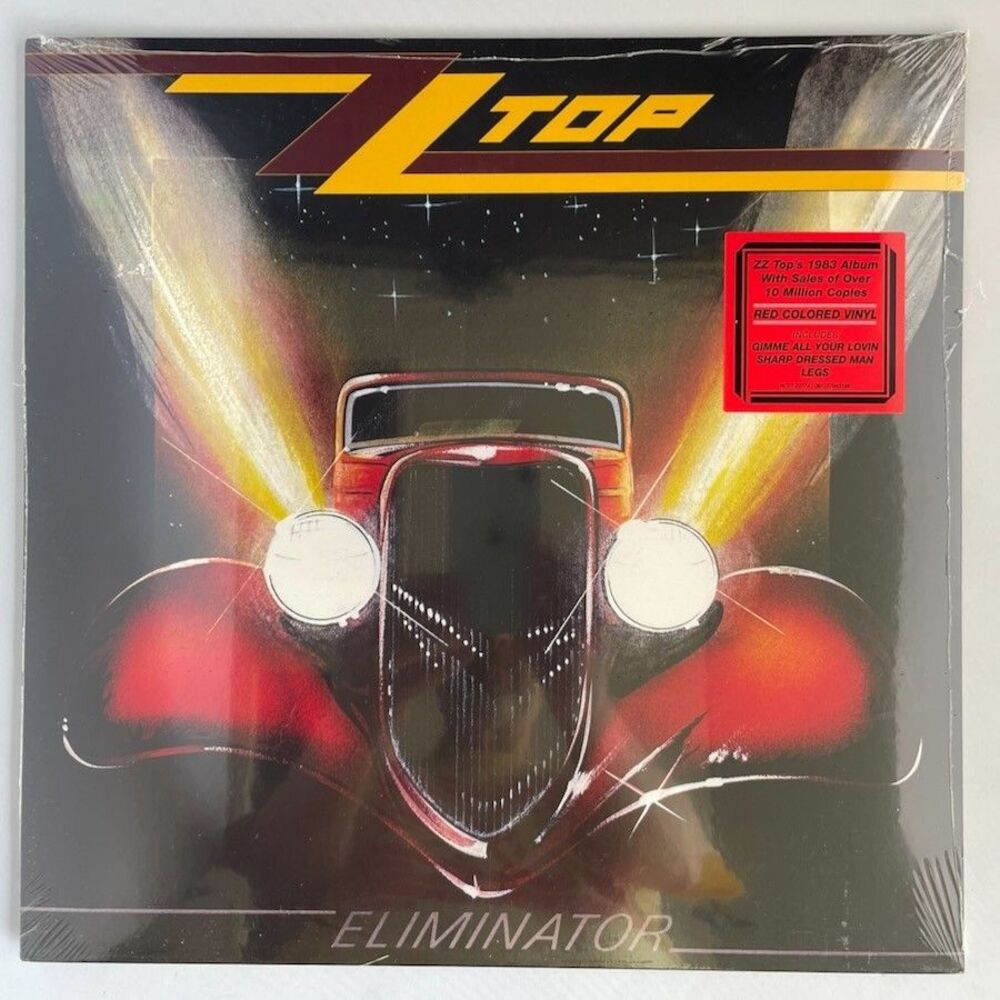 ZZ Top – Eliminator – Limited Red Vinyl Record, Warner Records, 2016 New Sealed
